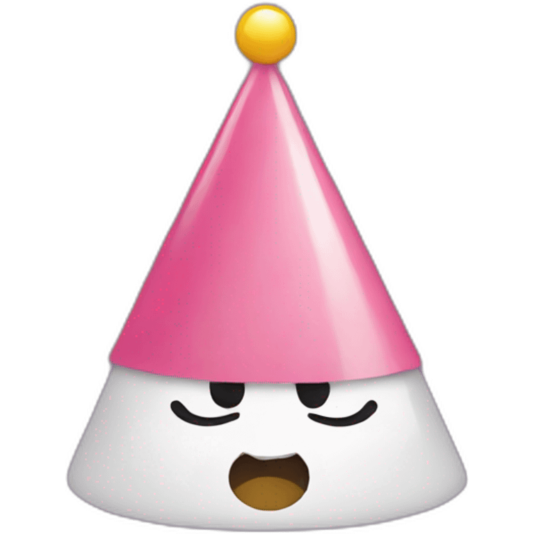 crying face birthday hat emoji