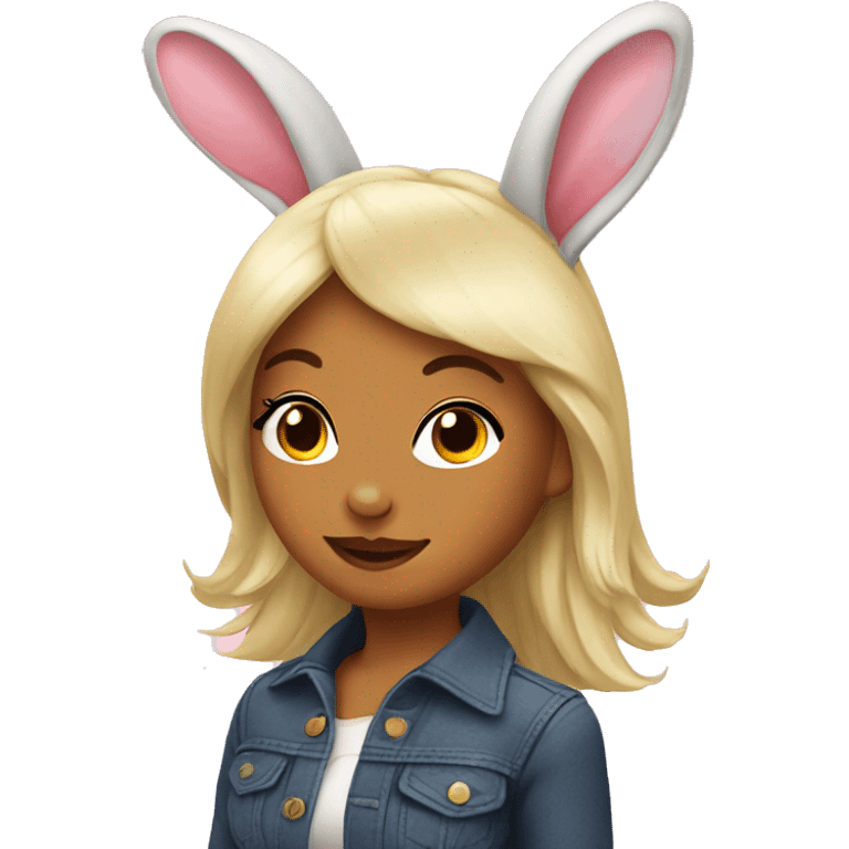 Coquette bunny  emoji