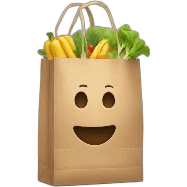 Grocery bag emoji