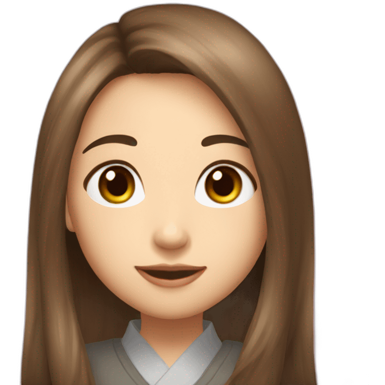 Longhair-Japanese-girlfriend-browneye emoji