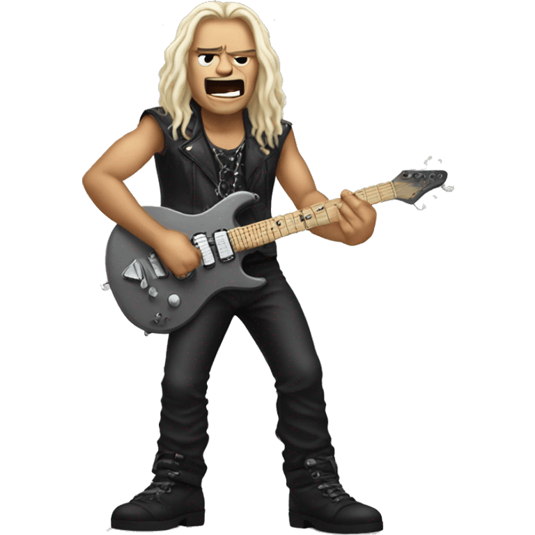 heavy metal dude emoji