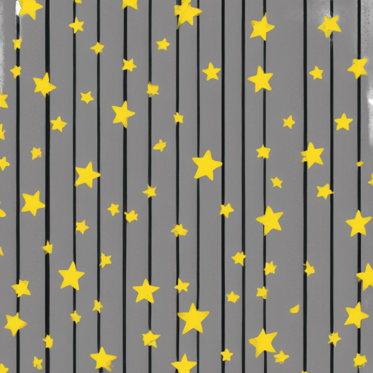 Bandera con lineas amarillas con negro y estrellas amarillas  emoji