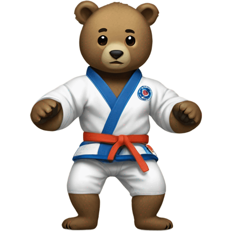 Jiu jitsu Bear emoji