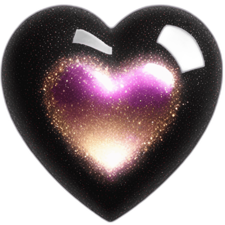 black-big-sparkle-heart-two emoji