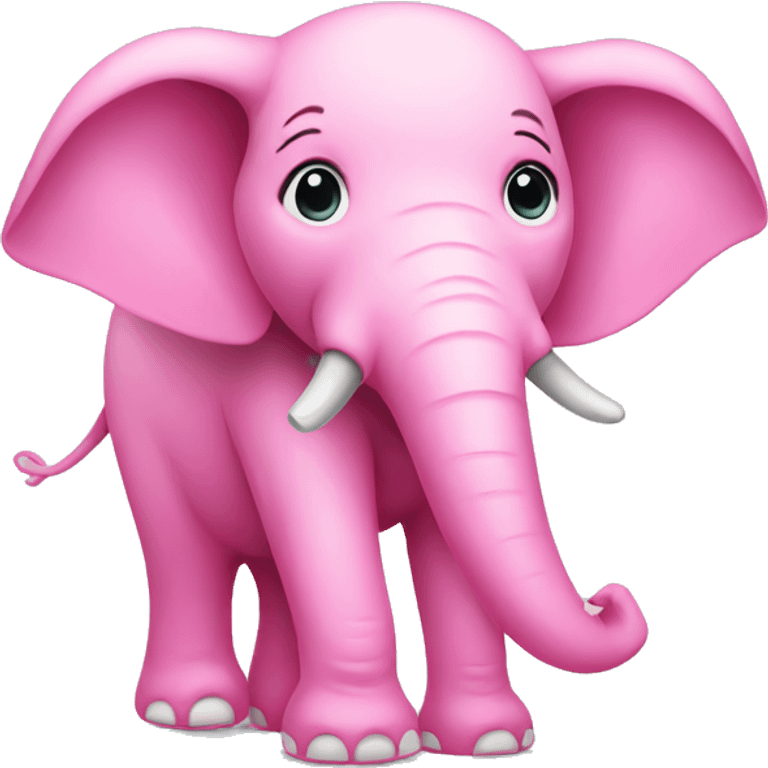 pink elephant  emoji