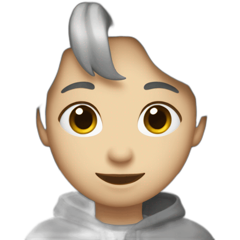 Cœur gris emoji