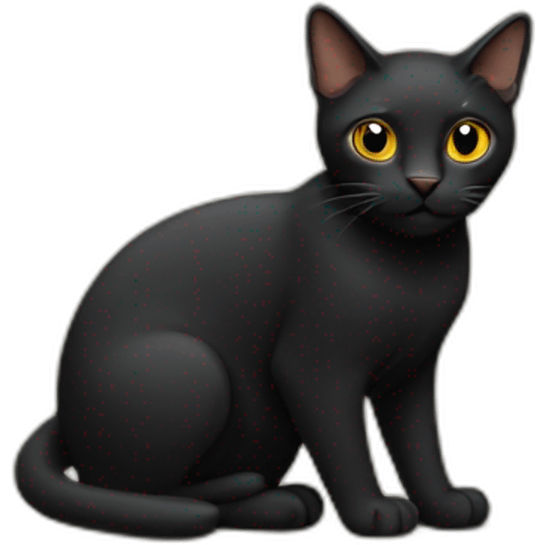 Gato negro  emoji