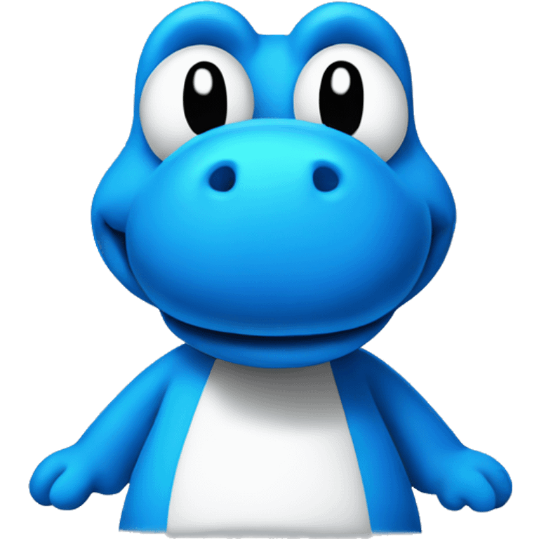 Blue Yoshi  emoji