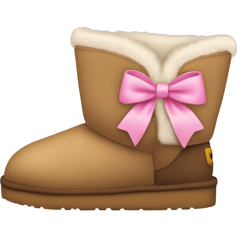 uggs with pink bows emoji