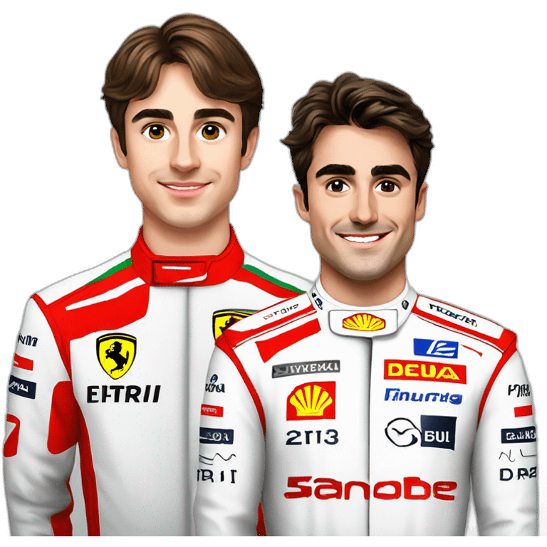 F1 Ferrari Charles Leclerc And Sainz emoji