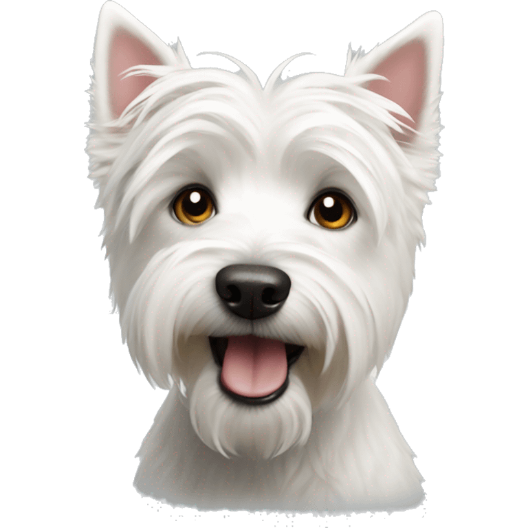 Westie dog emoji