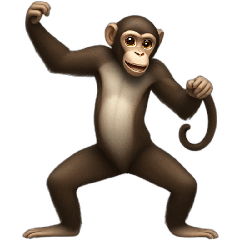 Monkey dancing emoji