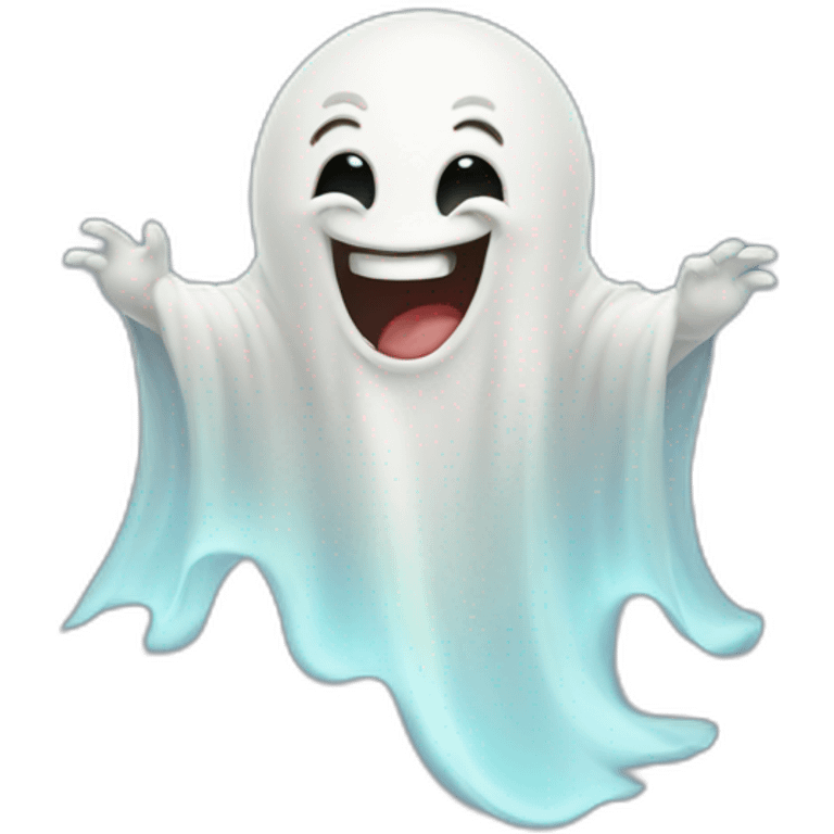 laughing ghost emoji