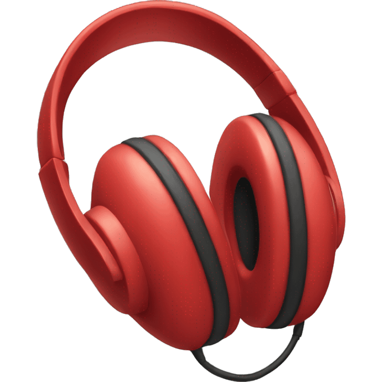 red headphone emoji