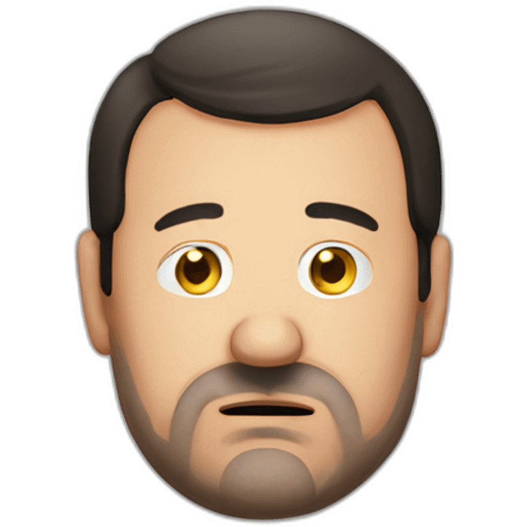 Sad Matteo salvini emoji