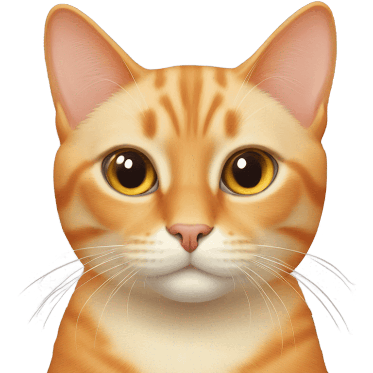 Orange cat and Siamese cat emoji