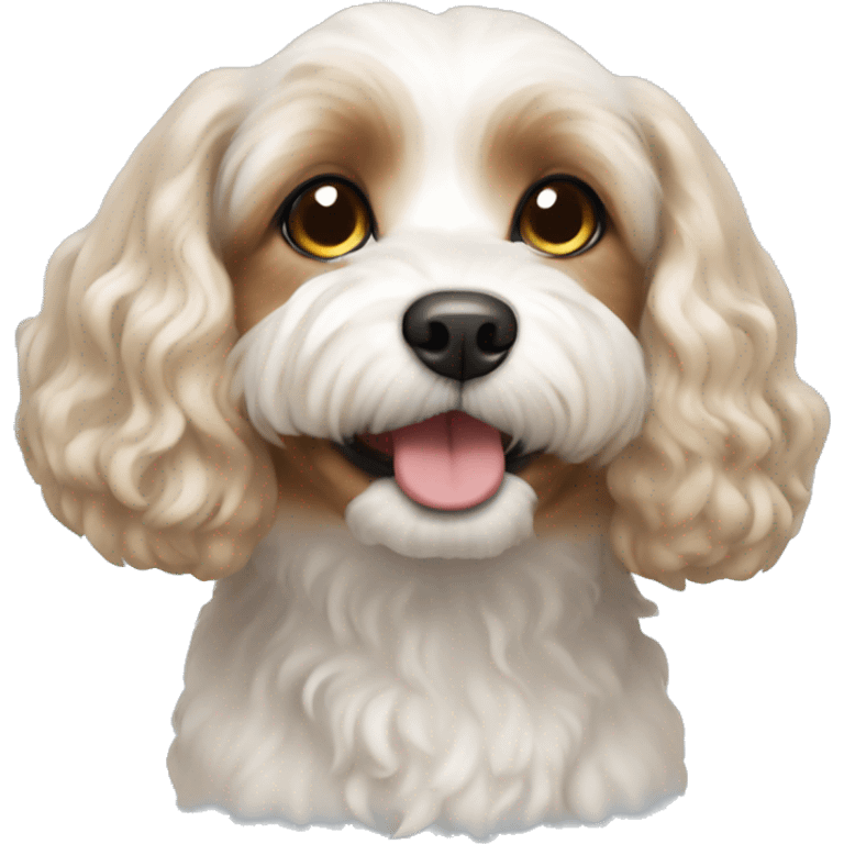 cavachon dog  emoji