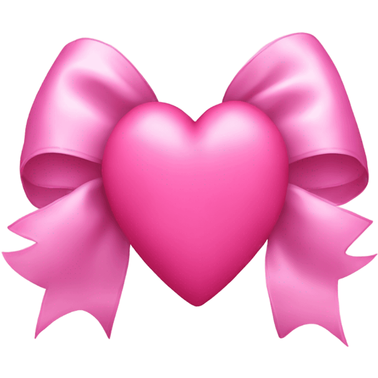 pink heart with a bow emoji