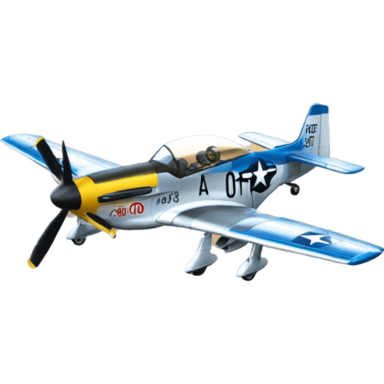 a P-51 airplane  emoji