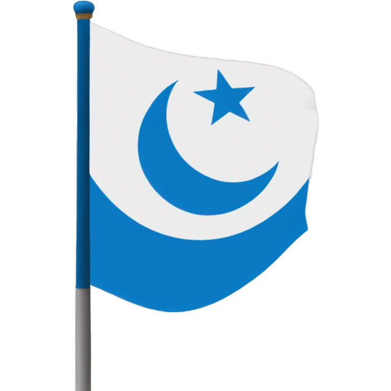 Uyghur flag emoji