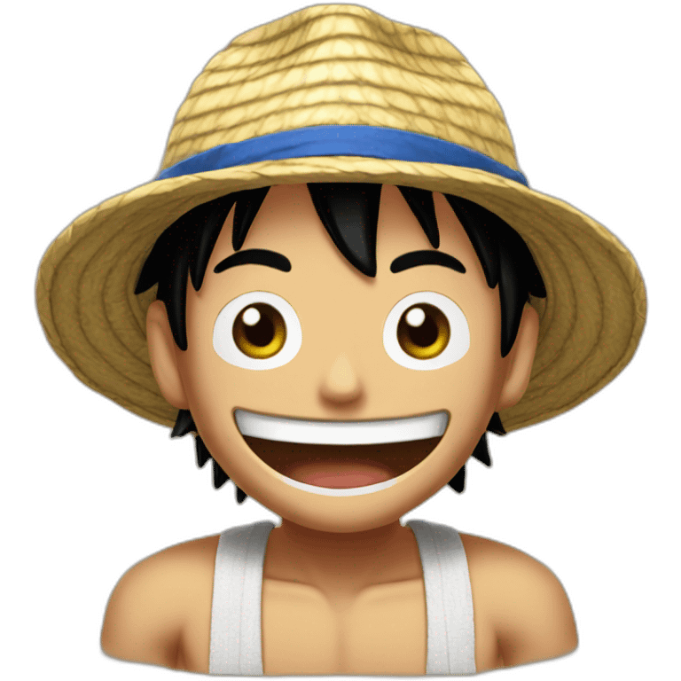 luffy with hat emoji