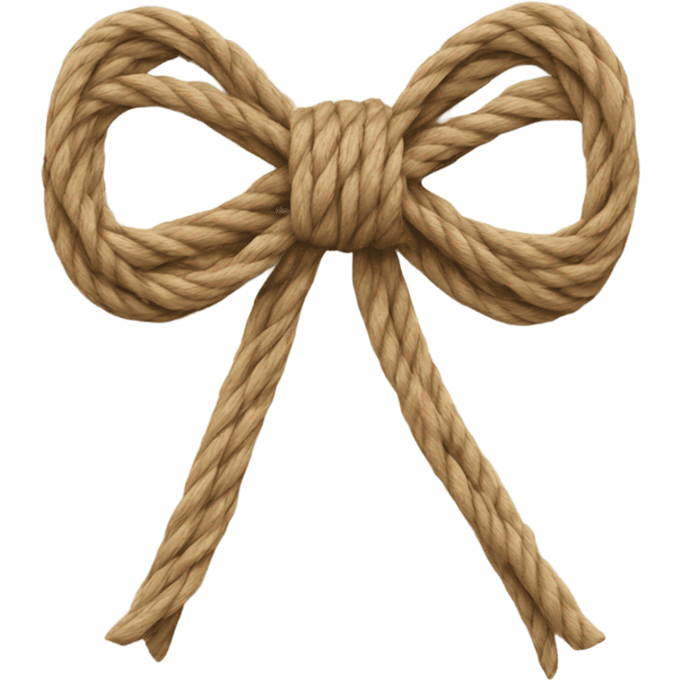 Bow made out of twine emoji