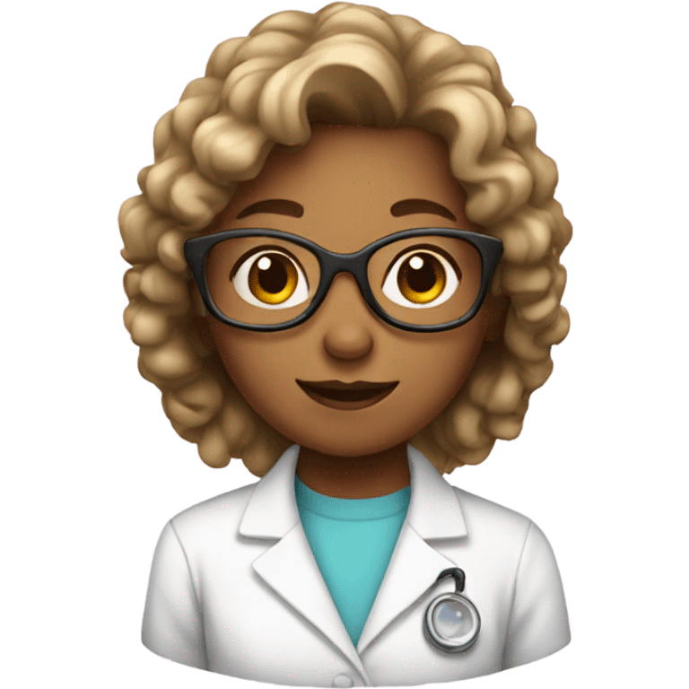 Girly scientist emoji