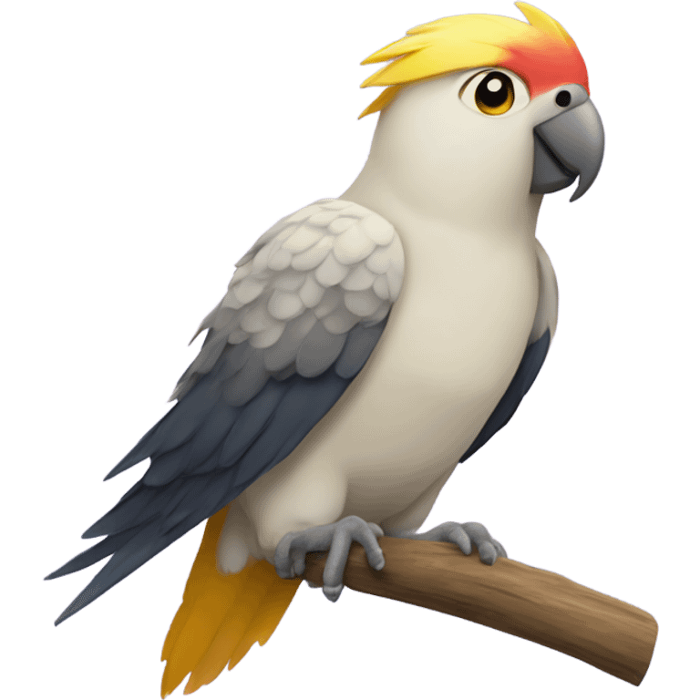 cockatiel parrot emoji