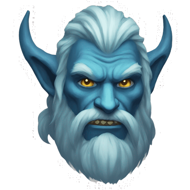 Spectral giant firbolg blue  emoji