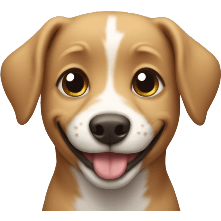 Dog smiling emoji