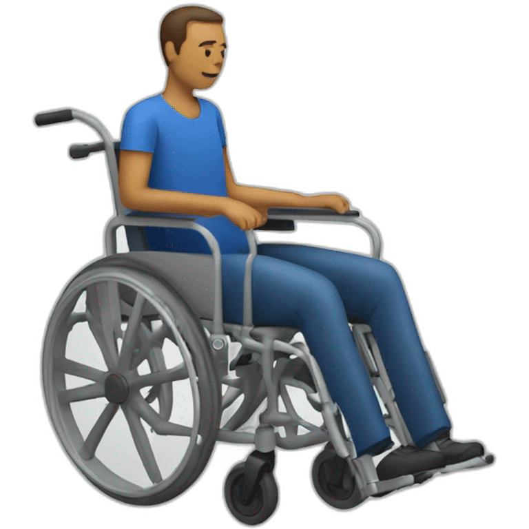 pushing a wheelchair emoji