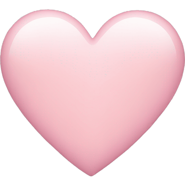 light pink heart emoji