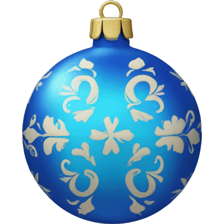 blue ornament  emoji