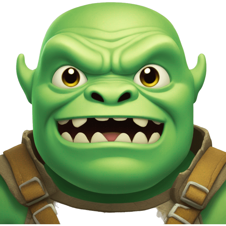 ogro de sherk emoji