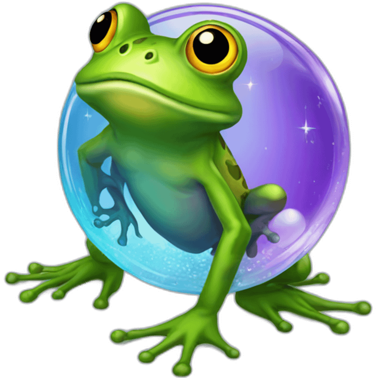 crystal ball frog emoji