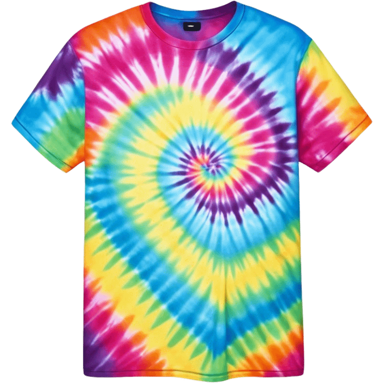 tie dye shirt emoji