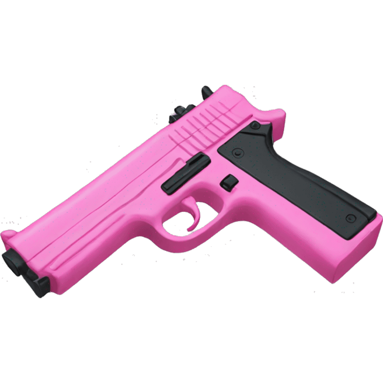 Pink gun emoji