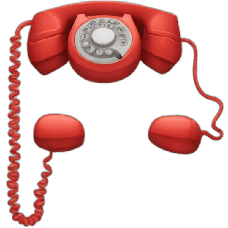 telefono rojo emoji