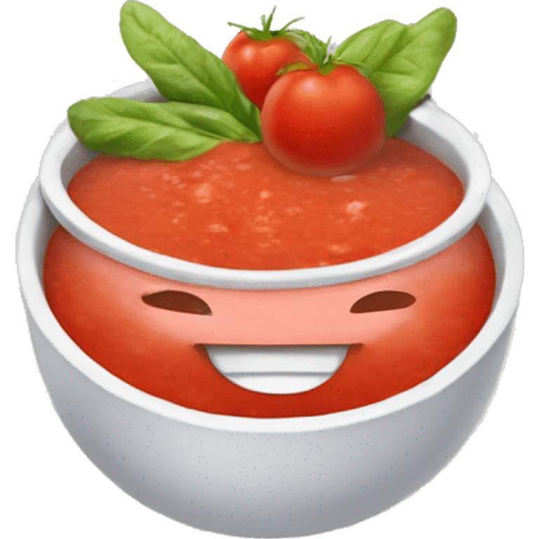 Haz un emoji de un gazpacho emoji