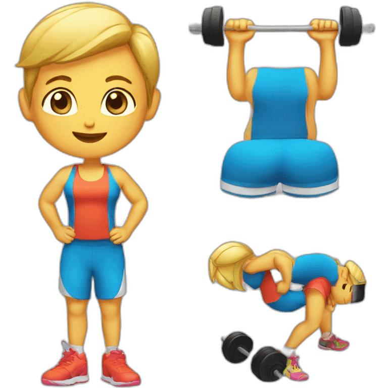 fitnes trener emoji