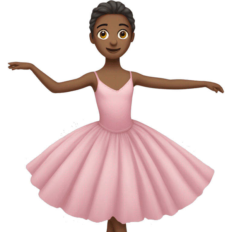 un chico vestido de ballet emoji