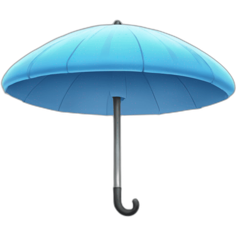 Ufo under umbrella emoji