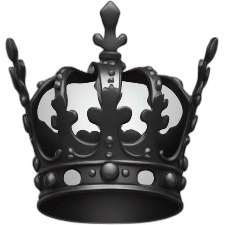 crown black emoji