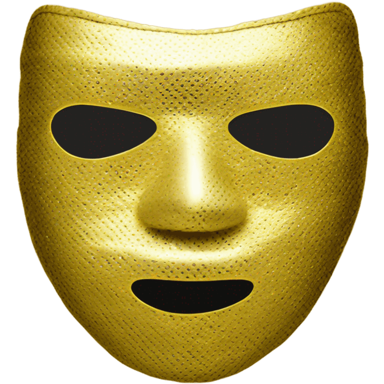 ski mask with gold teeth  emoji