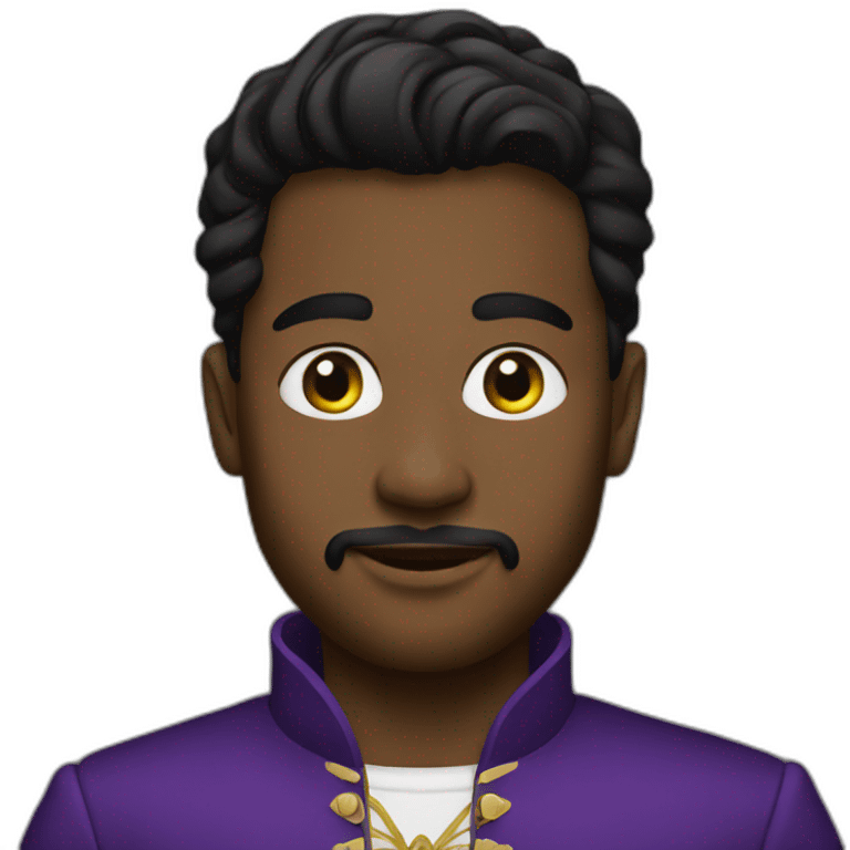 Prince-black emoji