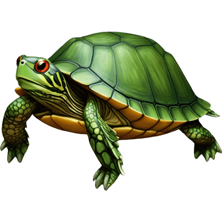 Red-Eared Slider turtle terrapin emoji