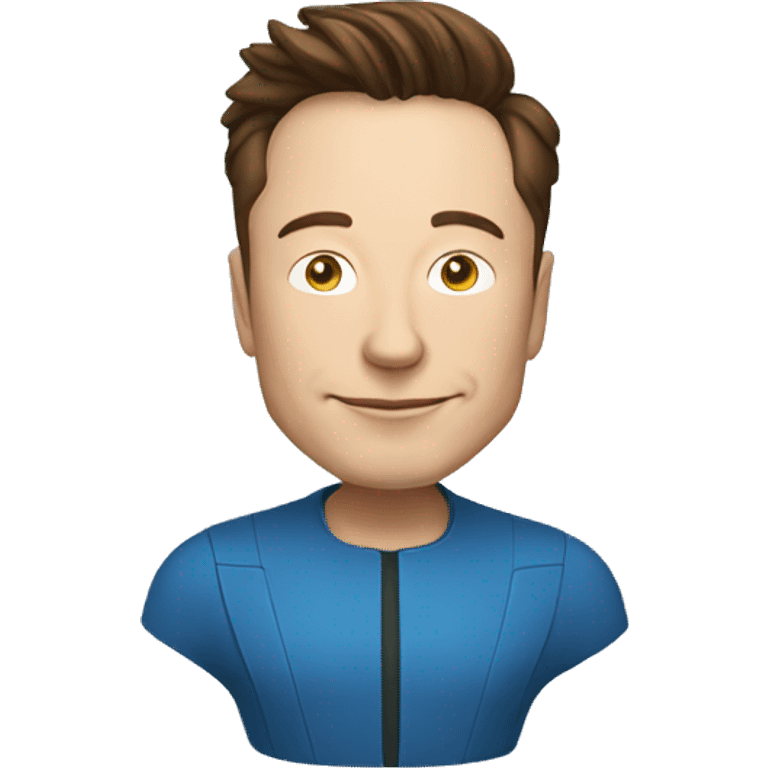 elon musk blue emoji