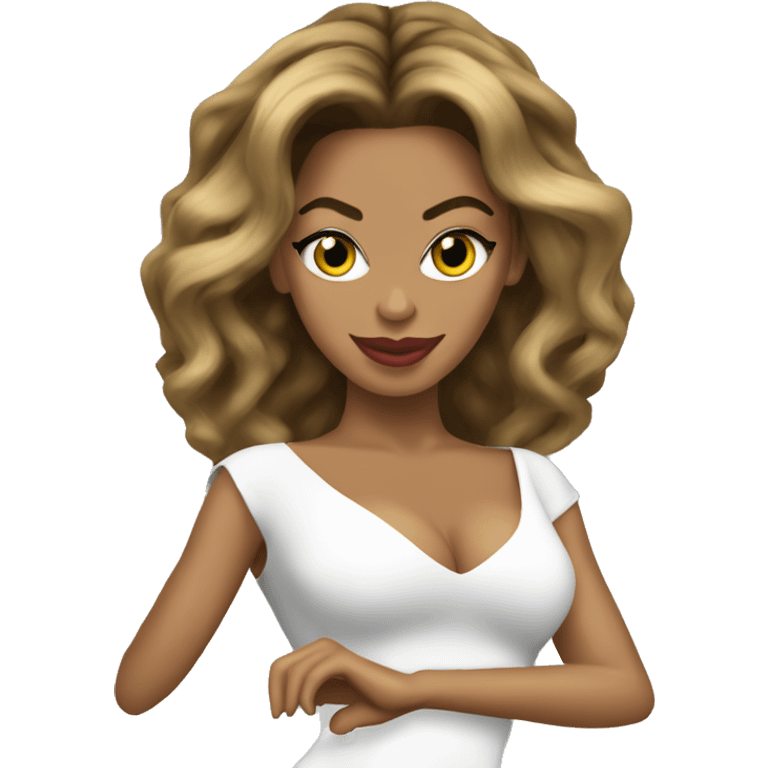 Beyonce as single ladies emoji