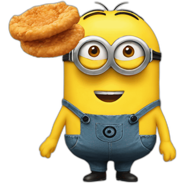 minion emoji with KFC body emoji