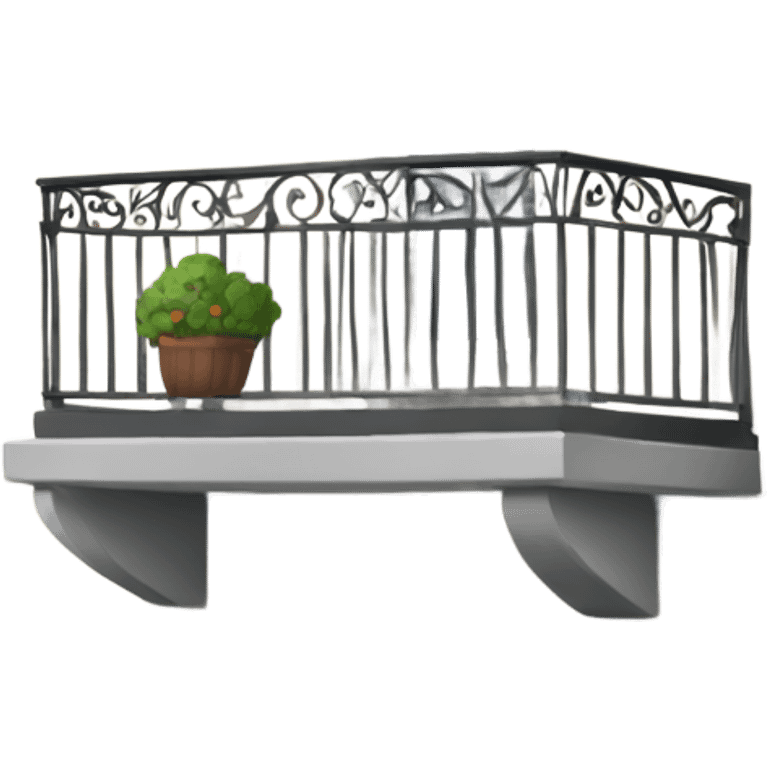 Balcony with railing emoji